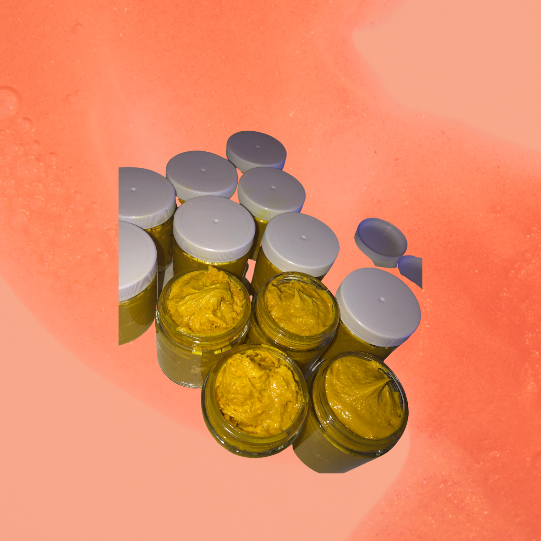 Turmeric and Lemon Face and Body Scrub