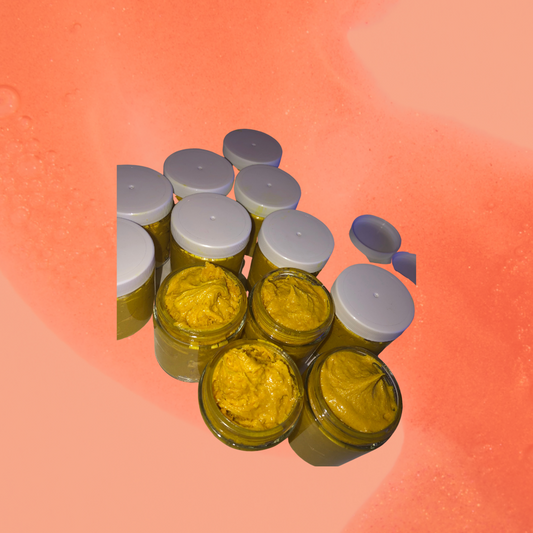 Turmeric and Lemon Face and Body Scrub