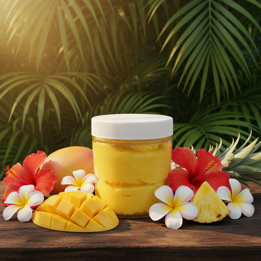 Turmeric and Lemon Face and Body Scrub