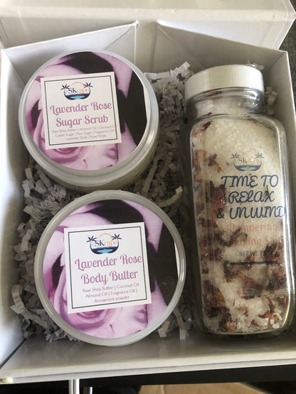 Lavender Bath Set